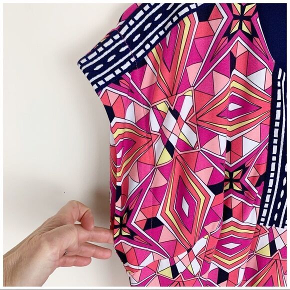 Laundry by Shelli Segal Pink Multi Shift Dress - Picture 10 of 12